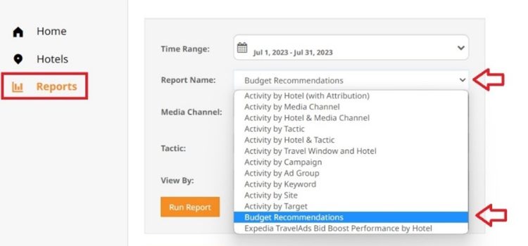 Koddi budget recommendations for hotels